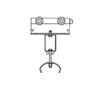 Heavy Duty C-Track Festoon Tow Trolley - Image 1