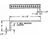Web Universal Bracket for 8-Bar Conductor Bar - Multi-Position Long Type Bracket