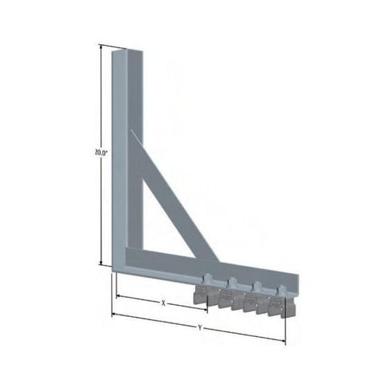 Hevi-Bar II Conductor Bar Braced Web Bracket - Image 1