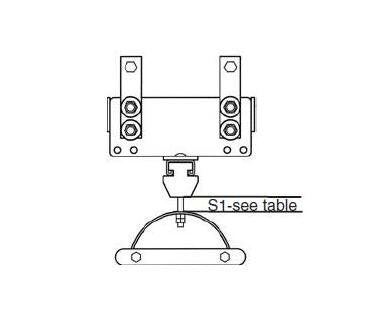 Series 250 I Beam Round Cable End Clamp - Image 1