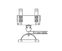Series 250 I Beam Round Cable End Clamp