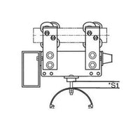 Heavy Duty Square Festoon System Tow Trolley
