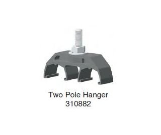 Safelec 2 Pole Standard Hanger Clamps - Image 1