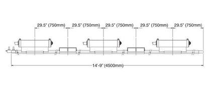 Safelec 2 Power Interrupting Section with Splice - Aluminum / Stainless Steel Bar - Image 2