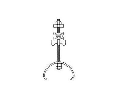 Series 200 I Beam End Clamp for Flat Cable - Image 1