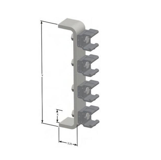 Heavy-Duty Lateral Bracket for Hevi-Bar II Conductor Bar Systems - Image 1