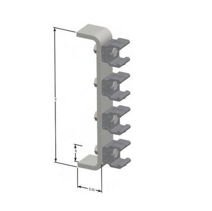 Heavy-Duty Lateral Bracket for Hevi-Bar II Conductor Bar Systems - Image 1