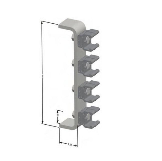 Heavy-Duty Lateral Bracket for Hevi-Bar II Conductor Bar Systems - Image 1