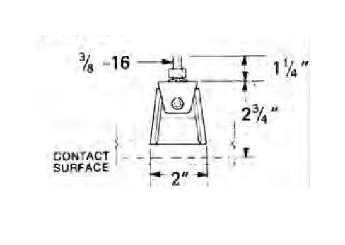 Heavy-Duty Insulating Hanger Clamp - Image 1