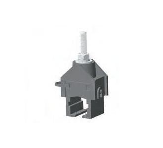 Acetyl Two-Part Hanger Clamps with Insulator - Image 1