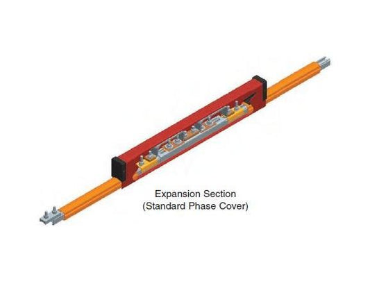 Galvanized Steel Expansion Section with Splice Installed - Image 1