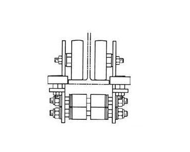 Heavy Duty I Beam Running Gear with Steel Rollers - Image 1
