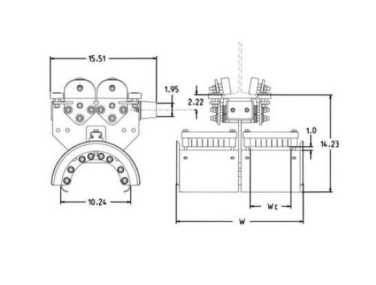 Heavy Duty I Beam Trolley for Series 450 - Image 1