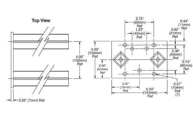 SAFELEC 2 Double Post Collector Brackets - Image 2