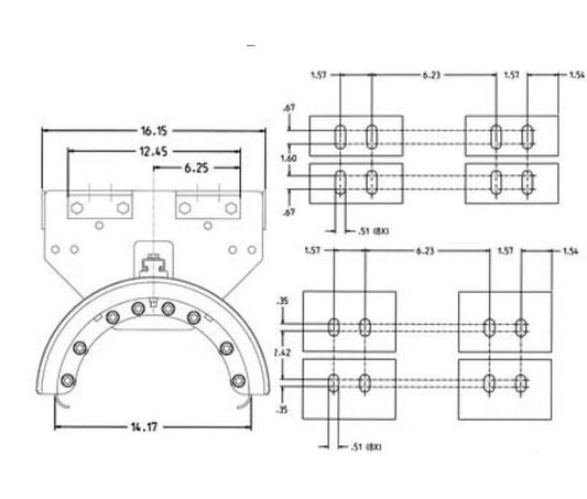 Series 450 Heavy Duty I Beam End Clamp - Image 1