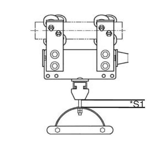 Heavy Duty Square Festoon Cable Trolley - Image 1
