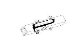 Heavy Duty Square Festoon System Track Joint - Image 1