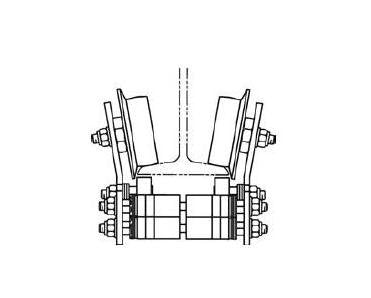 Series 450 Heavy Duty I Beam Running Gear for S Beams - Image 1