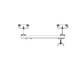 Galvanized Steel Control Unit Trolley for J-Box with C-Track Festoon System - Image 1