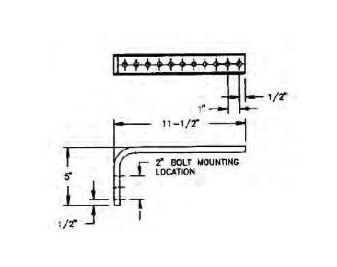 Web Universal Bracket for 8-Bar Conductor Bar - Heavy-Duty Mounting Solution - Image 1