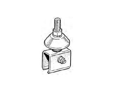 Stainless Steel Cross-Bolt Hanger Clamp with Insulator - Image 1