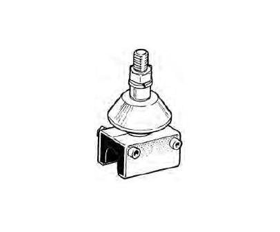Stainless Steel Anchor Clamps for 8-Bar Conductor Bar with Insulator - Image 1