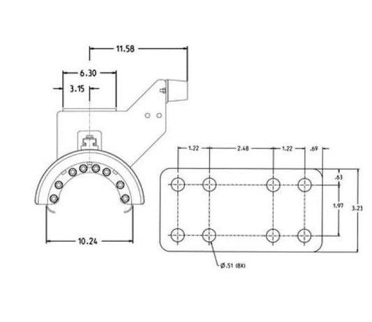 Heavy Duty I Beam Tow Clamp - Image 1
