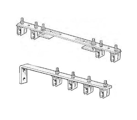 Heavy-Duty Cross-Bolt Clamps for 8-Bar Conductor Bar Systems - Image 1