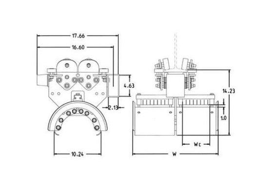 Heavy Duty I Beam Tow Trolley - Series 450 - Image 1