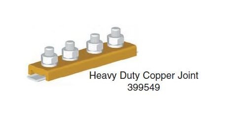 Heavy Duty Copper Splice Joint for SAFELEC 2 Conductor Bar - Image 1