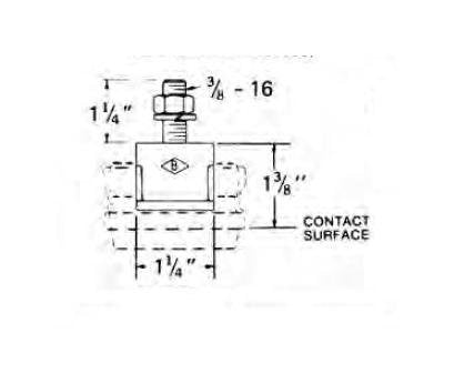 Steel Snap-in Hanger Clamp for 8-Bar Conductor Bar - Heavy-Duty Support Solution - Image 2
