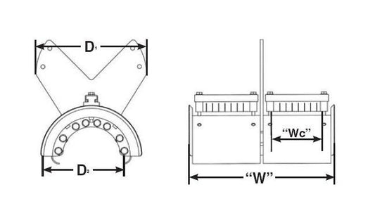 Heavy Duty I Beam Auxiliary Saddle - Image 1