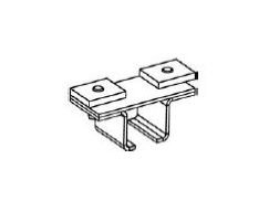 Galvanized Steel Track Support Bracket - Image 1