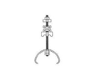 Crane Control End Clamp for Series 200 I Beam Festoon Systems