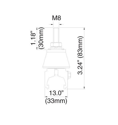 SAFELEC 2 Conductor Bar Anchor Clamps with Insulator - Image 2