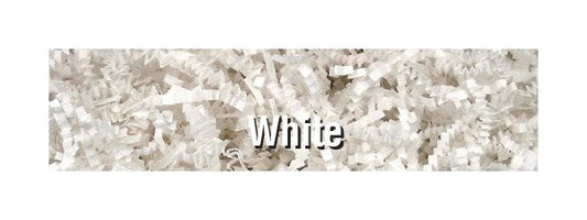 White Recycled Crinkle Cut Paper Shreds - Image 1