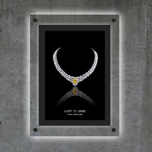 Megastore 20.5x28 Crystal Light Box Display with Print - Image 1