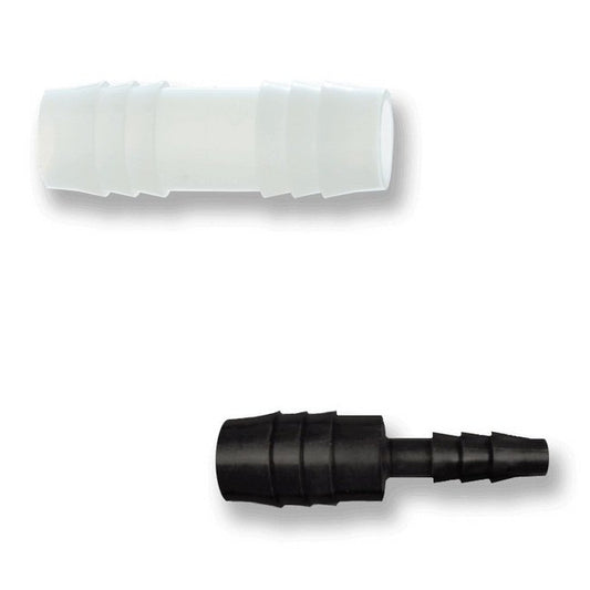 Black Polypropylene Multi-Barbed Reducing Connector Fitting - Image 1