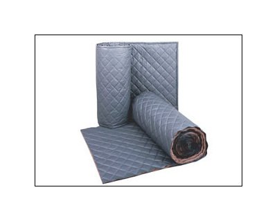 ArtQA 4 Inch (in) Thickness Vinyl Coated Fiberglass Cloth Sound Absorbing Blanket - Image 1