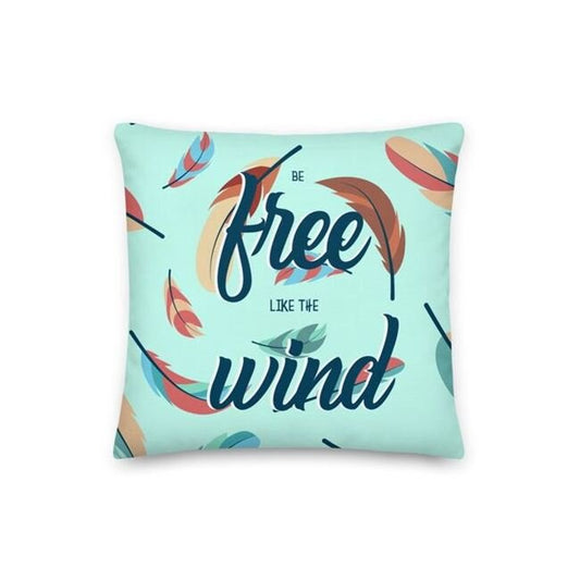 18x18 Custom Print Pillow with Moisture-Wicking Polyester - Image 1