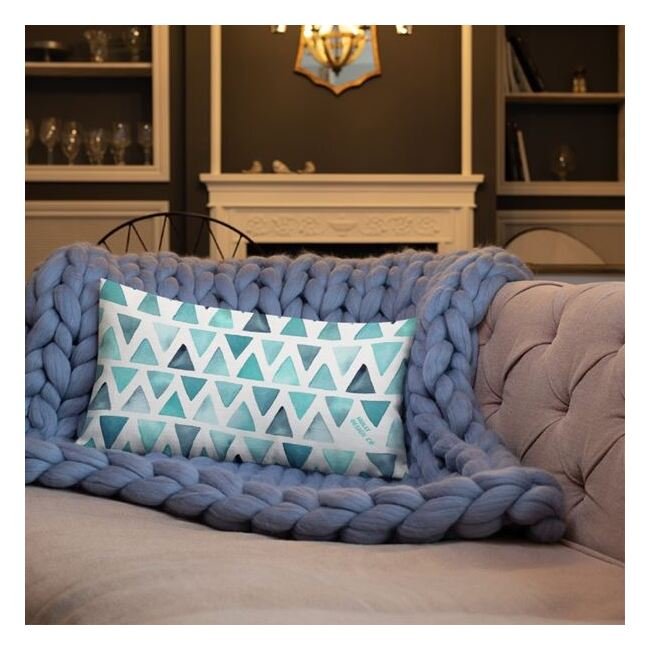Custom Art Prints Pillow - 20x12 inches - Image 2