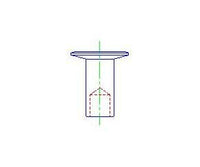 Semi-Tubular Rivets