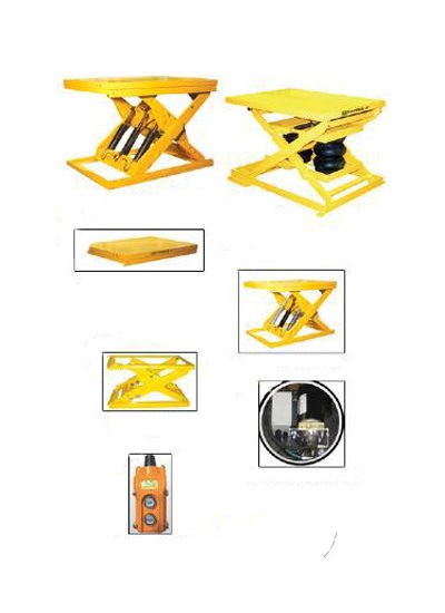 VT6064, 312 Pounds (lb) Weight Customizable Lift Table with Hydraulic or Pneumatic Lift - Image 1