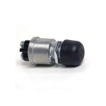 Heavy-Duty SPST Push-Button Switch with Seal & Screw Cap - Image 1
