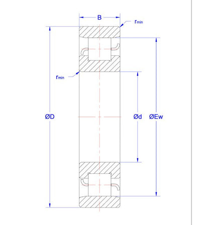 N/NJ/NU/NUP Single Row Cylindrical Roller Bearings - Image 2