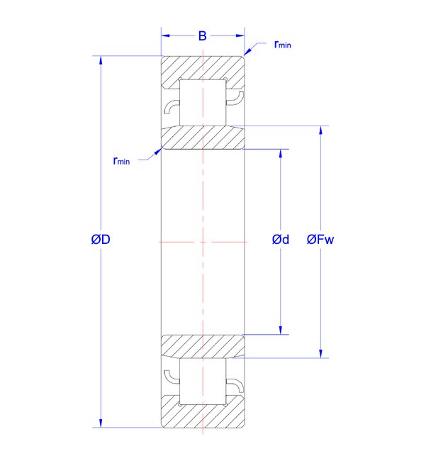 N/NJ/NU/NUP Single Row Cylindrical Roller Bearings - Image 2
