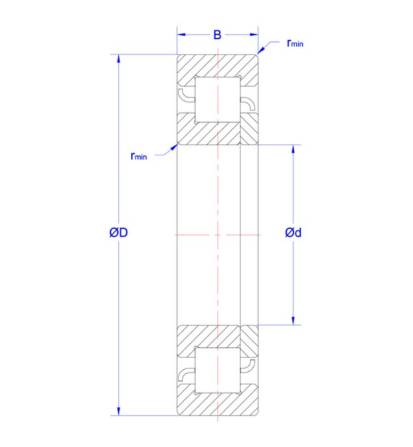 N/NJ/NU/NUP Single Row Cylindrical Roller Bearings - Image 2