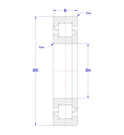 N/NJ/NU/NUP Single Row Cylindrical Roller Bearings - Image 2