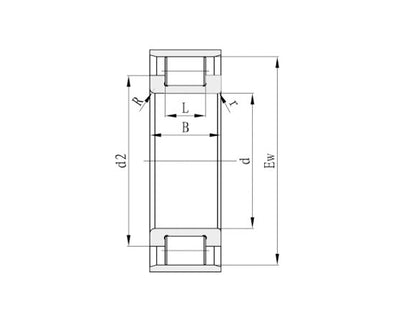 RN Full Complement Cylindrical Roller Bearings without Outer Ring - Image 2