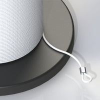 Dacron® 0.033 Inch (in) Nominal Cable Diameter White Braided Cord